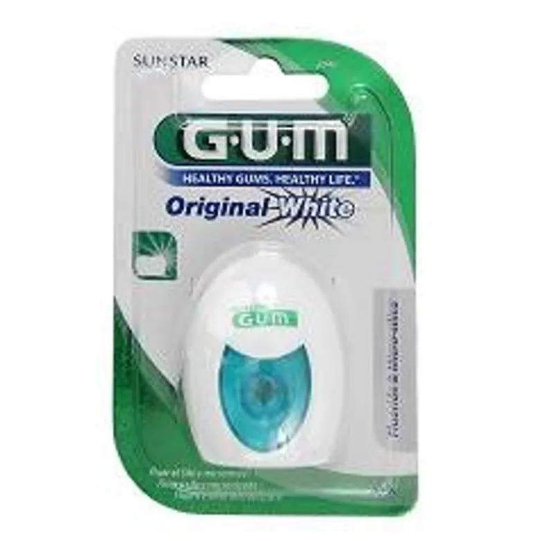 Gum Original White + Fluoride filo interdentale sbiancante 30 mt