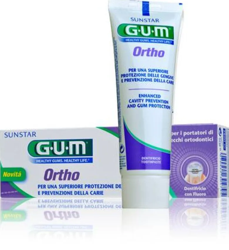Gum ortho dentifricio con fluoro 75ml