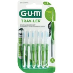 Gum trav-ler 1414 scovolini interdentali 4 + 2 IN OMAGGIO verdi