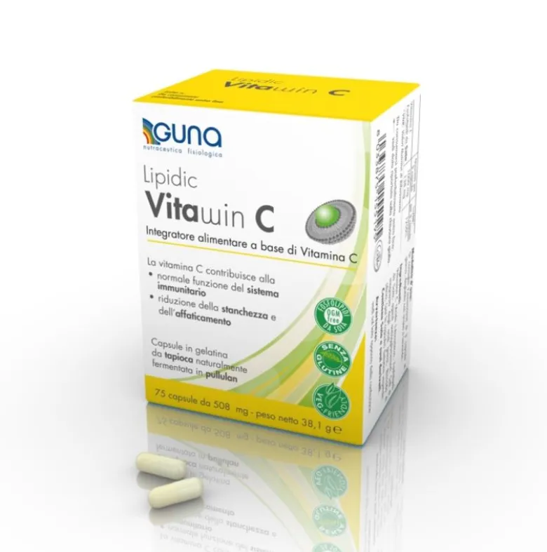 Guna Lipidic Vitawin C integratore di Vitamina C 75 capsule