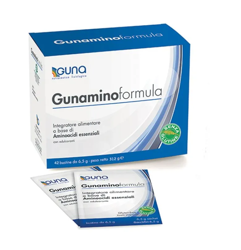 Gunamino Formula 42 Buste - Integratore Aminoacidi Essenziali