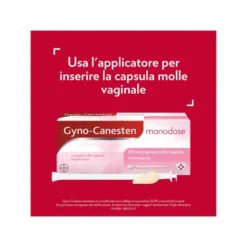 Gyno-Canesten Monodose Trattamento Sintomi Candida contro Prurito, Bruciore Intimo e Perdite, 1 cps