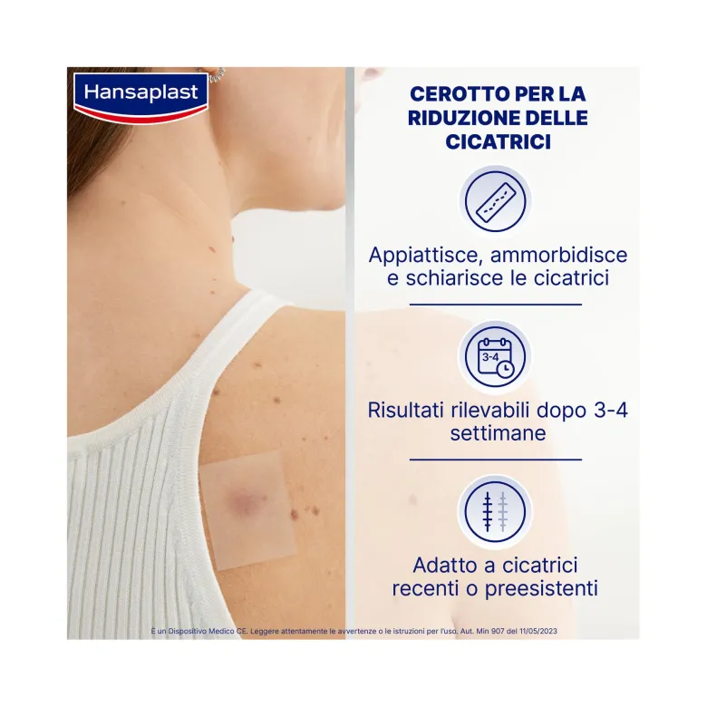 Hansaplast Cerotti Cicatrici Trasparenti 21 Pezzi Discreti