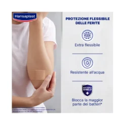 Hansaplast Cerotti Elastic Striscia Cerotti Flessibili Articolazioni 1mx6cm 10 Pezzi
