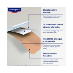 Hansaplast Cerotti Flexible XL Cerotti Medicazione Per Le Articolazioni 5x7,2cm 10 Pezzi