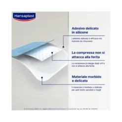 Hansaplast Cerotti Ultra Sensitive XL Morbidi E Delicati Per Pelli Molto Sensibili 5 Pezzi