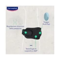 Hansaplast Sport Supporto Gomito del Tennista Tutore Epicondilite Gomito Protettivo