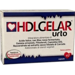 HDLgelar Urto 45 Capsule Integratore per cuore e colesterolo