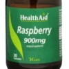 Health Aid Raspberry 900mg 30 Capsule