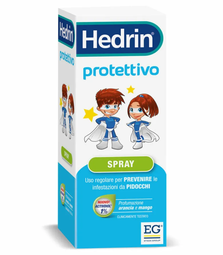 Hedrin Protettivo Spray pidocchi profumazione arancia e mango 200ml