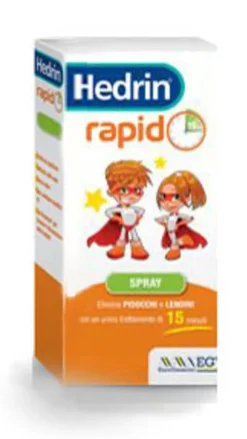 Hedrin Rapid Spray elimina pidocchi e lendini 60ml