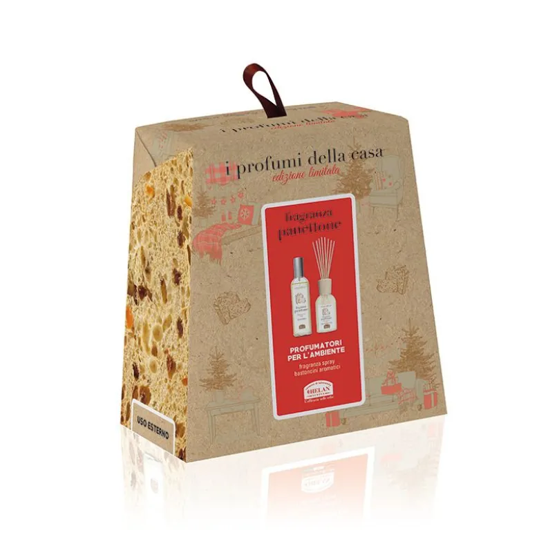Helan Profumi di Casa Set Panettone bastoncini per ambienti fragranza panettone 90ml