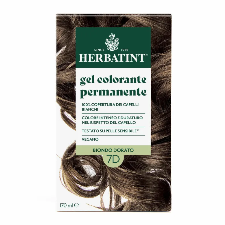 Herbatint Gel Colorante Permanente 7D Biondo Dorato 170ml