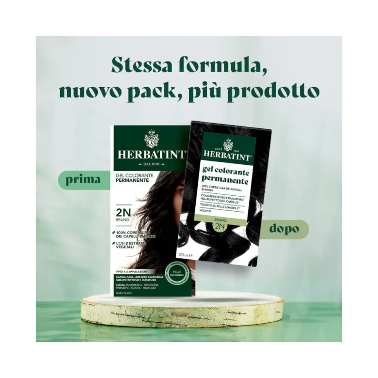 Herbatint Gel Colorante Permanente 2N Bruno 170ml