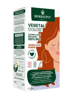 Herbatint Vegetal Color Tinta per capelli 100% Vegetale e bio HENNA LOVE Henné puro 100gr