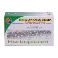 Herboplanet HS112 Ananas Comp. per il drenaggio dei liquidi corporei 48 compresse