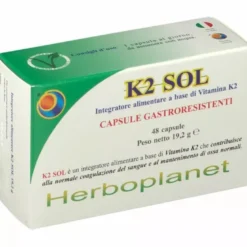Herboplanet K2 Sol benessere delle ossa 48 capsule
