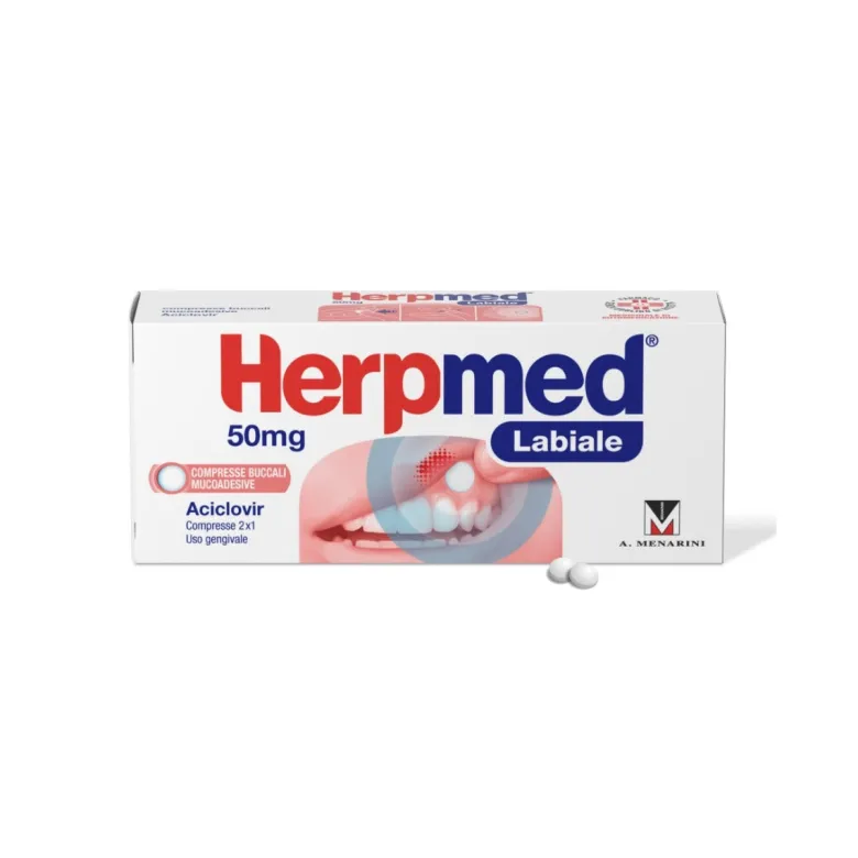 Herpmed Labiale 50mg 2 Compresse Buccali Mucoadesive