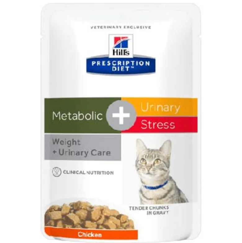 Hill's Prescription Diet c/d Multicare Stress + Metabolic Bocconcini Pollo Gatti Bustina 85g