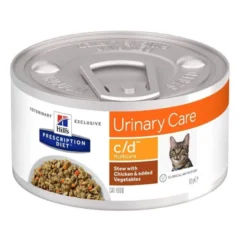 Hill's Prescription Diet c/d Multicare Spezzatino per Gatti al Pollo e Verdure 82g