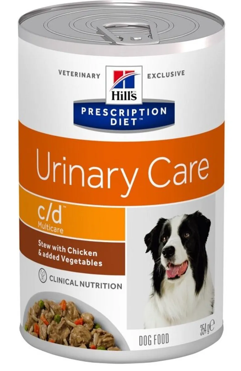 Hill's Prescription Diet C/D Urinary Cane Pollo e Verdure Lattina 354g