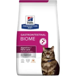 Hill's Prescription Diet Gastrointestinal Biome Digestive Fibre Care Crocchette Pollo Gatti 1,5kg
