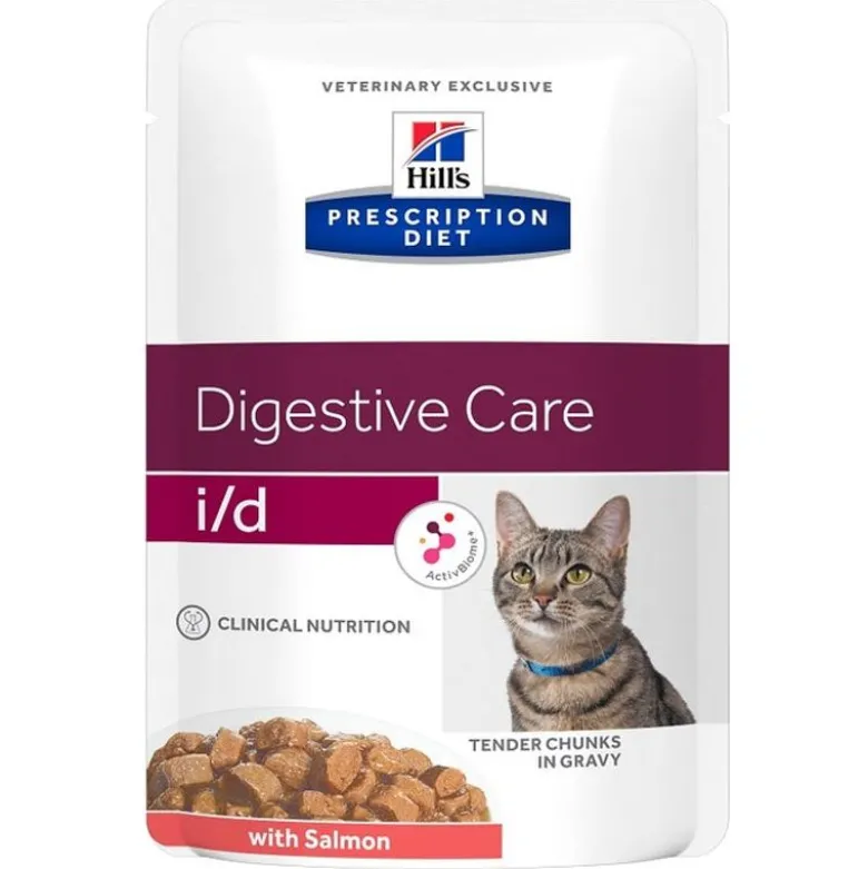 Hill's Prescription Diet I/D Digestive Care Gatto Salmone Bustina 85g