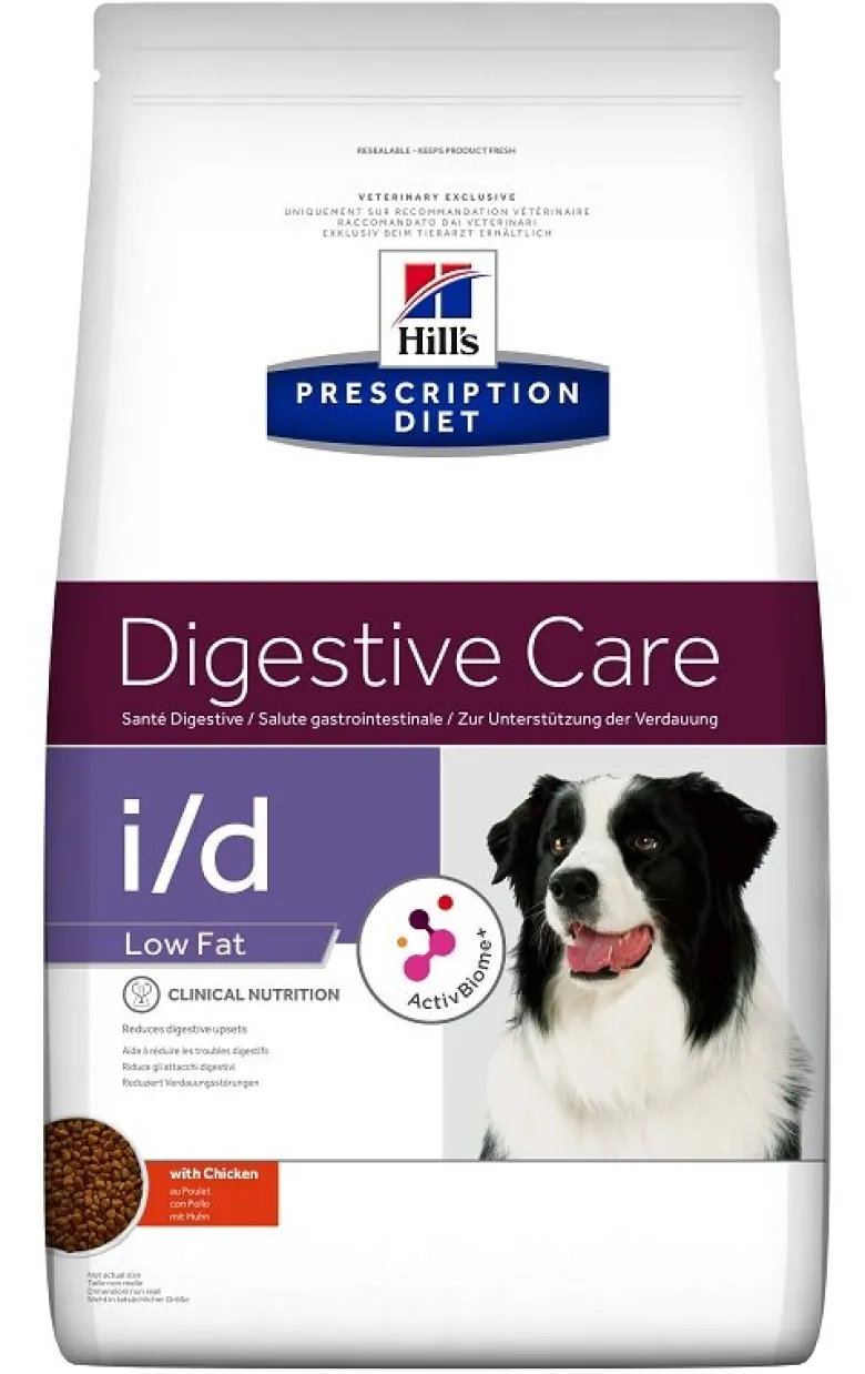 Hill's Prescription Diet I/D Digestive Care Low Fat Cane 1,5kg