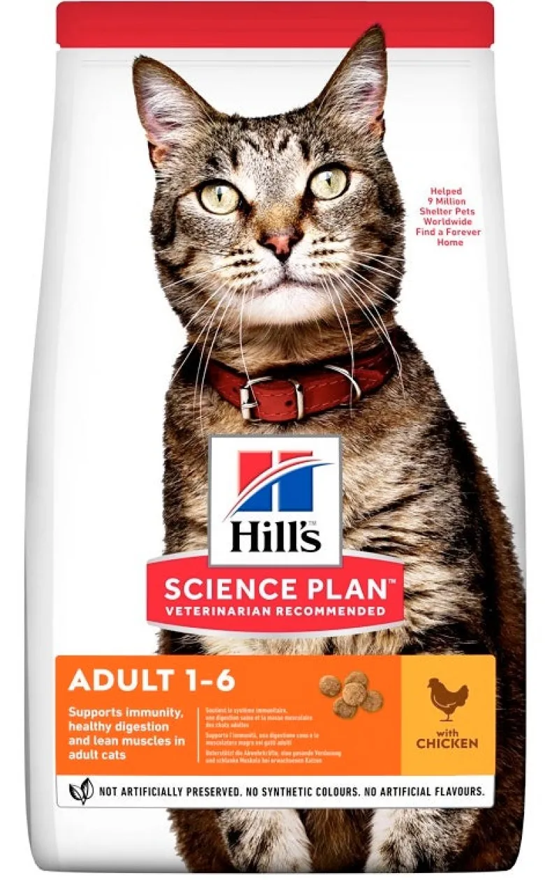 Hill's Science Plan Adult Alimento per Gatti al Pollo