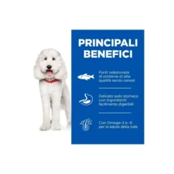 Hill's Science Plan Hypoallergenic Al Salmone Cibo Secco Cani Adulti Taglia Small Sacco 1,5kg
