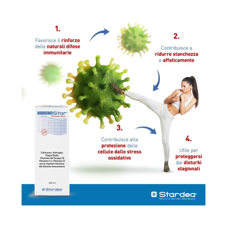 Himunostar sistema immunitario soluzione orale 200ml