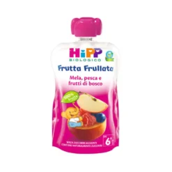 Hipp Biologico Frutta Frullata mela, pesca e frutti di bosco 90 g