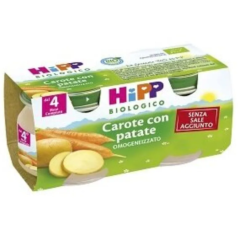 Hipp omogeneizzato carote con patate