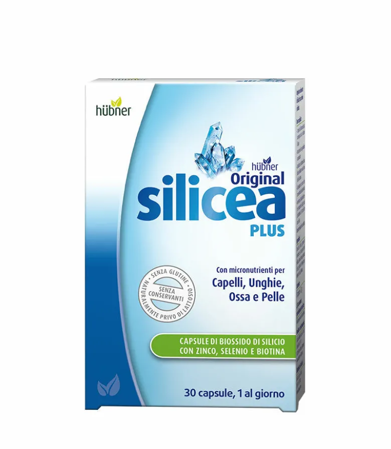 Hubner Original Silicea Plus biossido di silicio con zinco selenio e biotina 30 compresse