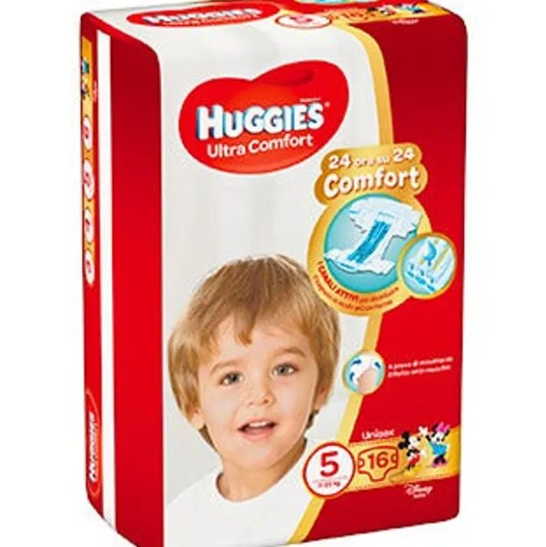 Huggies Ultra Comfort Pannolino Base Taglia 5 16 Pezzi 11-25kg