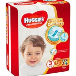 Huggies Ultra Comfort Pannolino Base Taglia 3 21 Pezzi 4-9kg