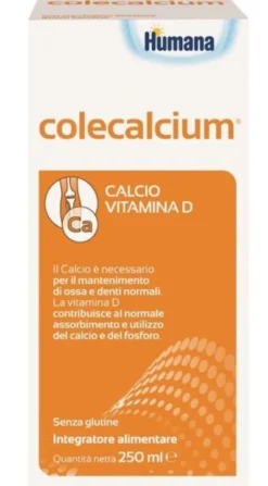 Humana Colecalcium integratore alimentare a base di calcio e vitamina D 250ml
