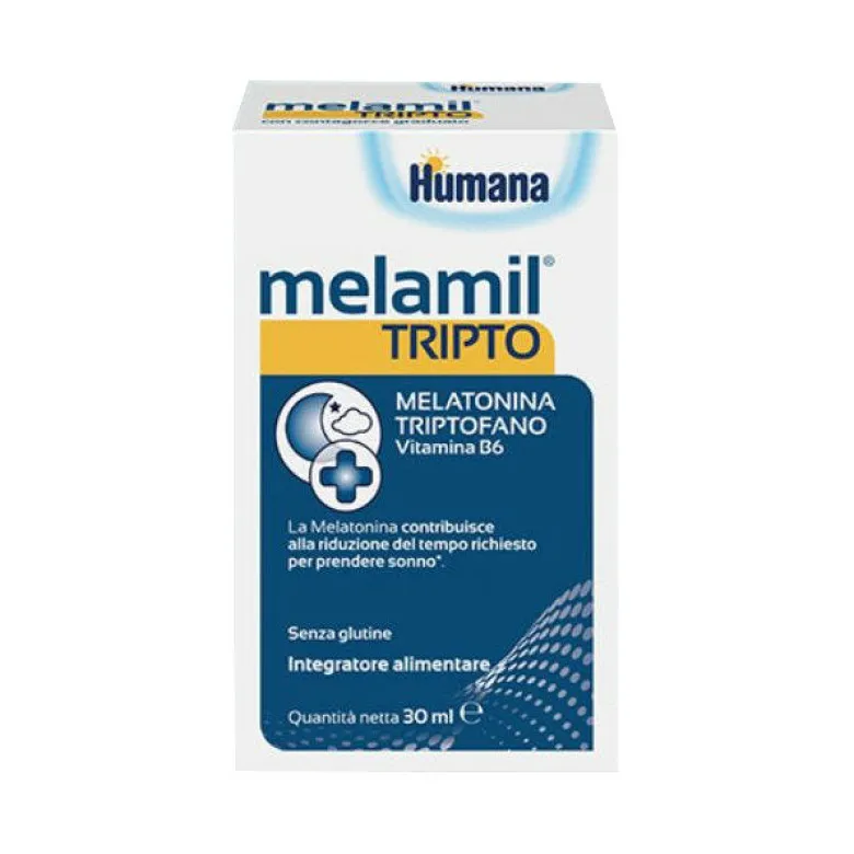 Humana Melamil Tripto riduce il tempo richiesto per prendere sonno 30ml