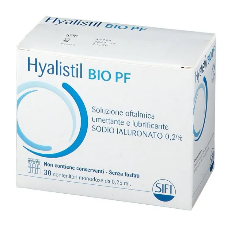 Hyalistil Bio Pf Soluzione Oftalmica Acido Ialuronico 0,2%