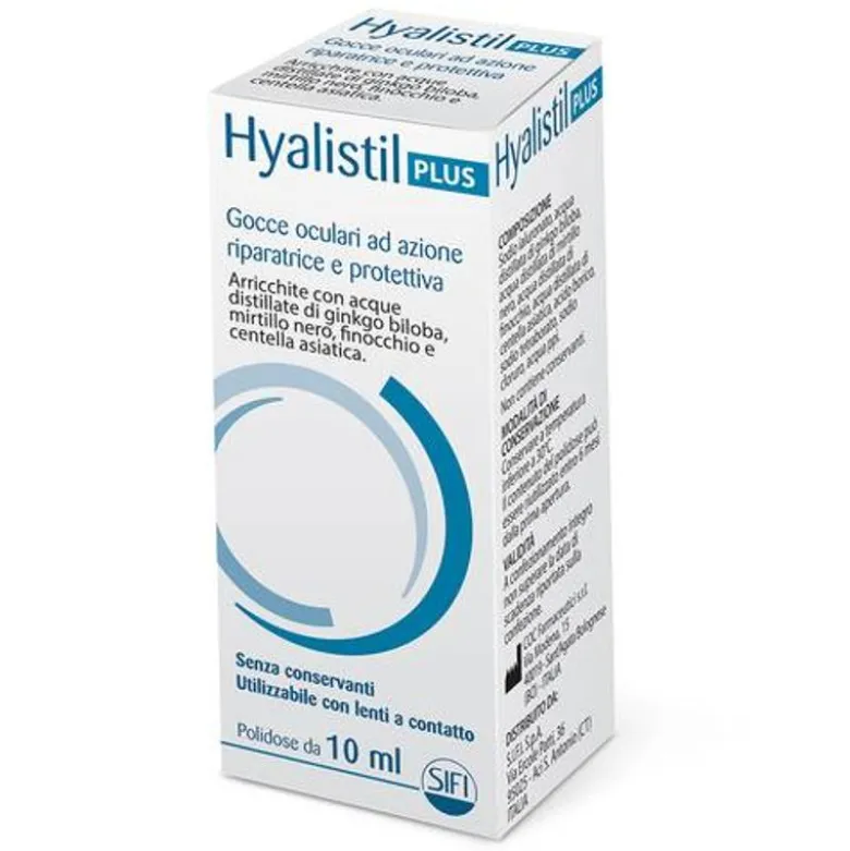 Hyalistil Plus gocce oculari ad azione riparatrice e protettiva 10ml