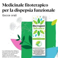 Iberogastadvance Gocce Orali Liquido 1 Flacone in Vetro da 100 ml con Applicatore Contagocce