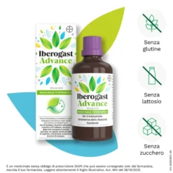 Iberogastadvance Gocce Orali Liquido 1 Flacone in Vetro da 100 ml con Applicatore Contagocce