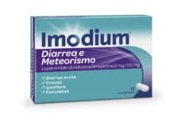 Imodium Diarrea e Meteorismo 12 Compresse