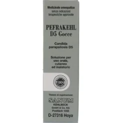 Imo Pefrakehl D5 Sanum medicinale omeopatico gocce 10ml