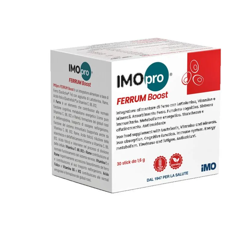 IMOpro Ferrum Boost integratore di ferro 30 stick