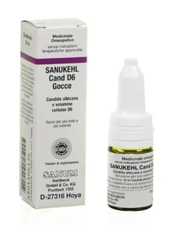 Imo Sanukehl Cand D6 medicinale Omeopatico gocce uso orale e cutaneo 10 ml