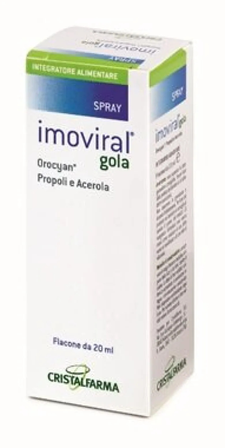 Imoviral Gola integratore alimentare per le difese immunitarie ed antiossidante 20ml