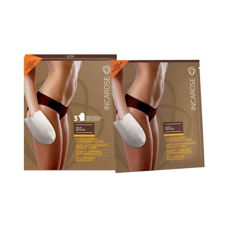 Incarose Maxi Bronze Guanto Corpo Autoabbronzante 3 Pezzi