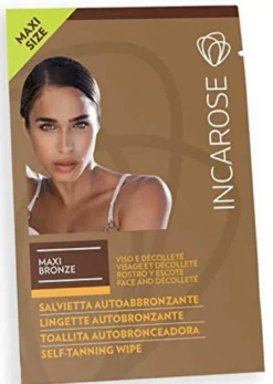 IncaRose Maxi Bronze salvietta autoabbronzante viso e decollete 1 pezzo