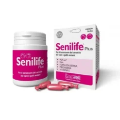 Innovet Senilife Plus per il benessere del cervello dei cani e gatti anziani 60 capsule
